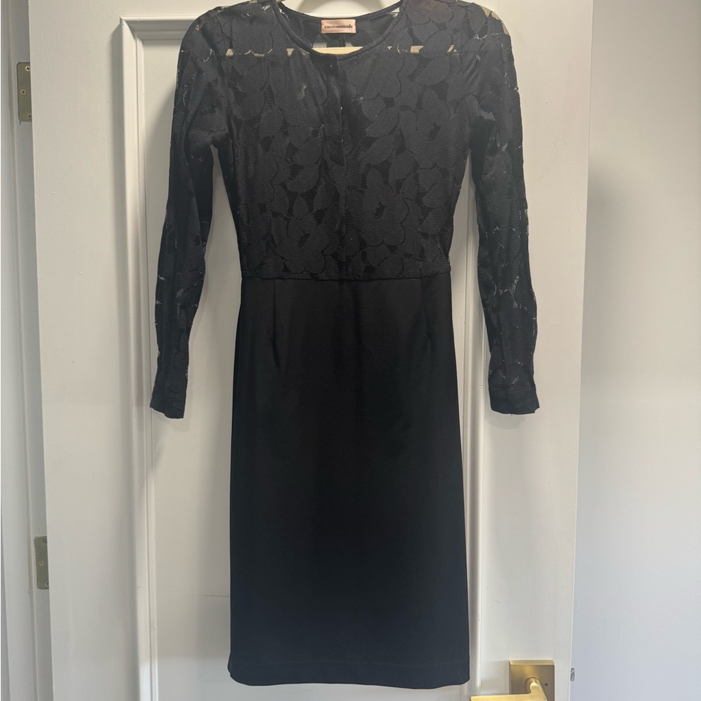 Elegant Black Lace Dress